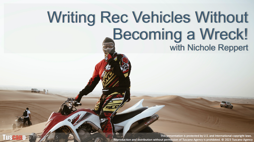 Writing Rec Vehicles Without Becoming a Wreck